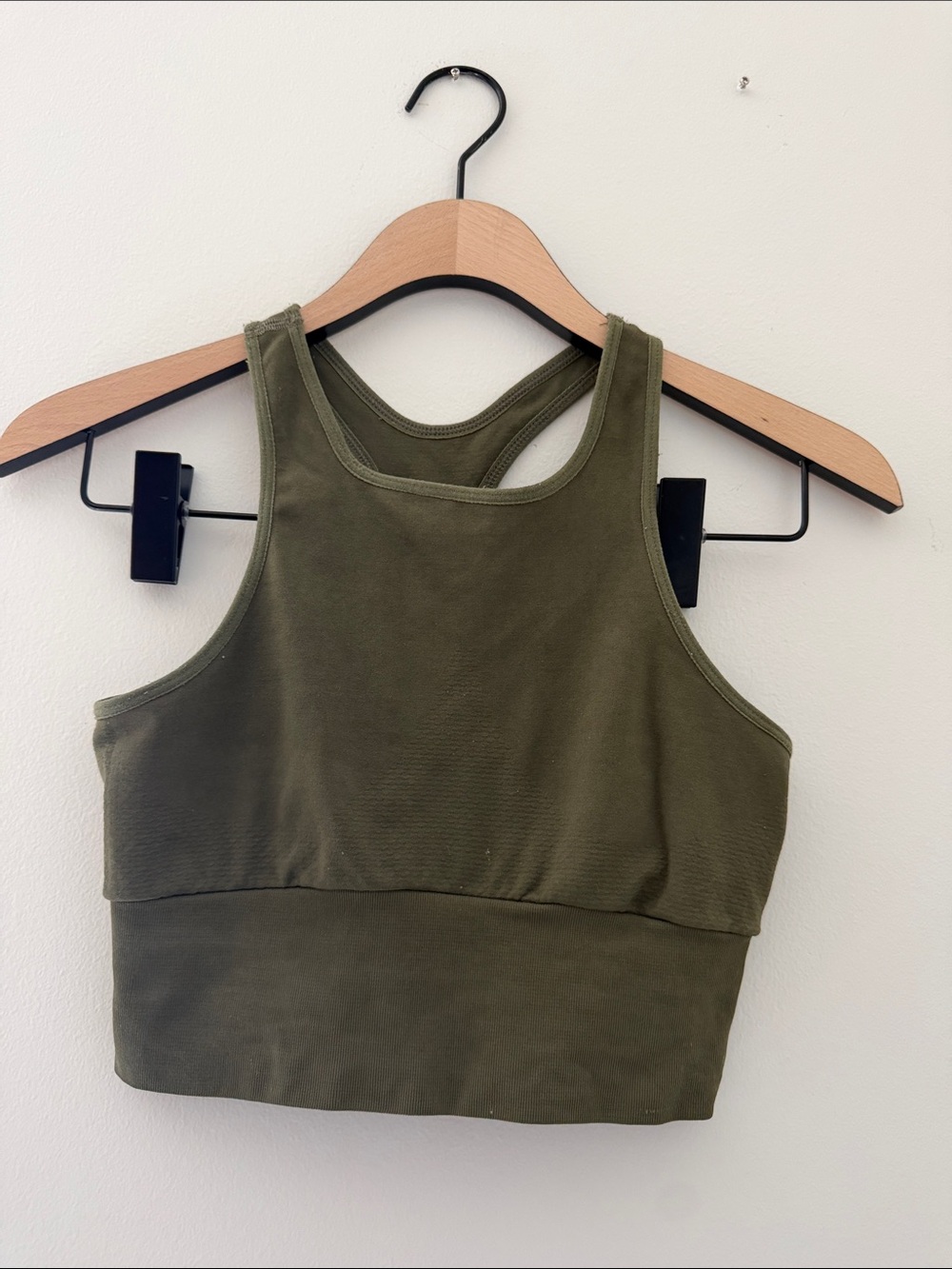 FP Movement Olive Green Racerback sports bra